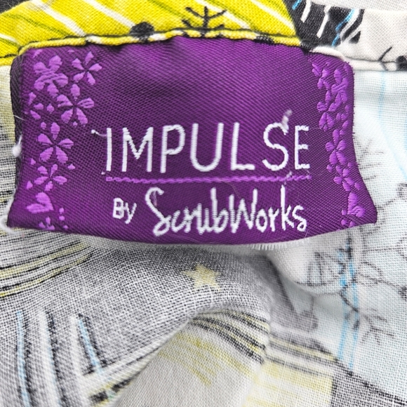 Scrub Top Bundle Tokidoki Anime Space Impulse ScrubWorks Polar Bears Owls Size S - Picture 7 of 8